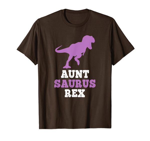 aunt-saurus rex funny dinosaur gift auntsaurus t-shirt, White;black