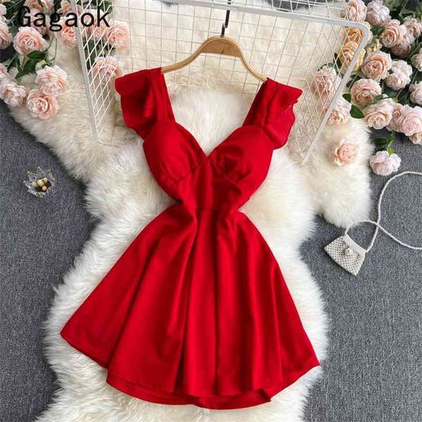 dresses women summer v-neck flying sleeve club mini party dress fashion streetwear wild vestido feminino 210531, Black;gray
dresses women summer v-neck flying sleeve club mini party dress fashion streetwear wild vestido feminino 210531, Black;gray
