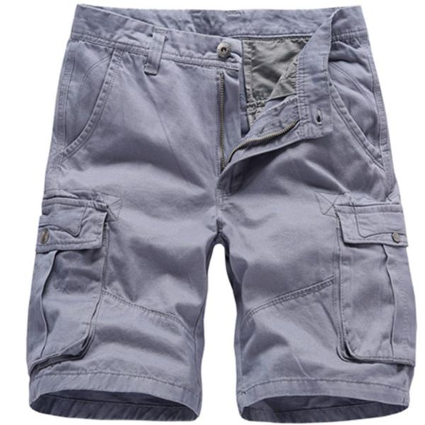 summer fashion men's casual multi pocket cargo shorts / straight solid cotton overalls, White;black
summer fashion men's casual multi pocket cargo shorts / straight solid cotton overalls, White;black