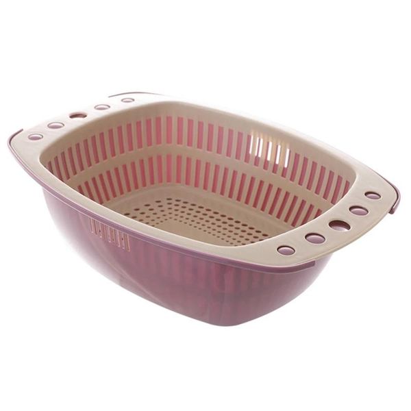 storage baskets double plastic drain basket wash basin kitchen household creative rice washing
storage baskets double plastic drain basket wash basin kitchen household creative rice washing