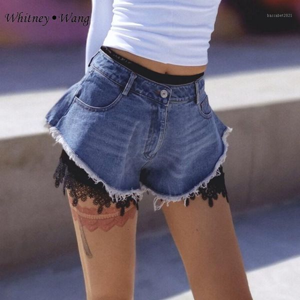 women's jeans whitney wang shorts 2021 summer fashion streetwear 2 pieces lace patchwork ripped denim women plus size 5xl, Blue
women's jeans whitney wang shorts 2021 summer fashion streetwear 2 pieces lace patchwork ripped denim women plus size 5xl, Blue
