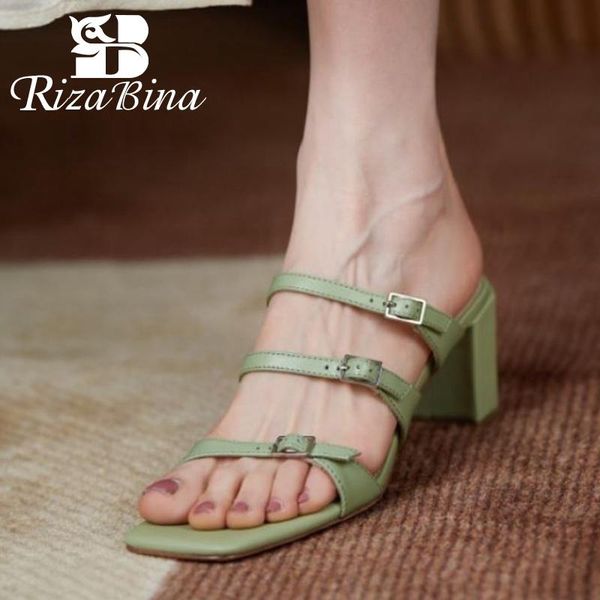 dress shoes rizabina summer women sandals square toe slip on buckle thick high heels daily casual female footwear size 34-39, Black
dress shoes rizabina summer women sandals square toe slip on buckle thick high heels daily casual female footwear size 34-39, Black