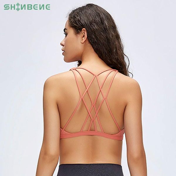 gym clothing shinbene naked-feel cross strap workout bras women wireless padded fitness yoga push up athletic sport brassiere 4-12, White;black
gym clothing shinbene naked-feel cross strap workout bras women wireless padded fitness yoga push up athletic sport brassiere 4-12, White;black