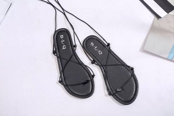 women summer fashion sandals lacing cross strap flat shoes thin and light beach female vacation leisure sandal, Black
women summer fashion sandals lacing cross strap flat shoes thin and light beach female vacation leisure sandal, Black
