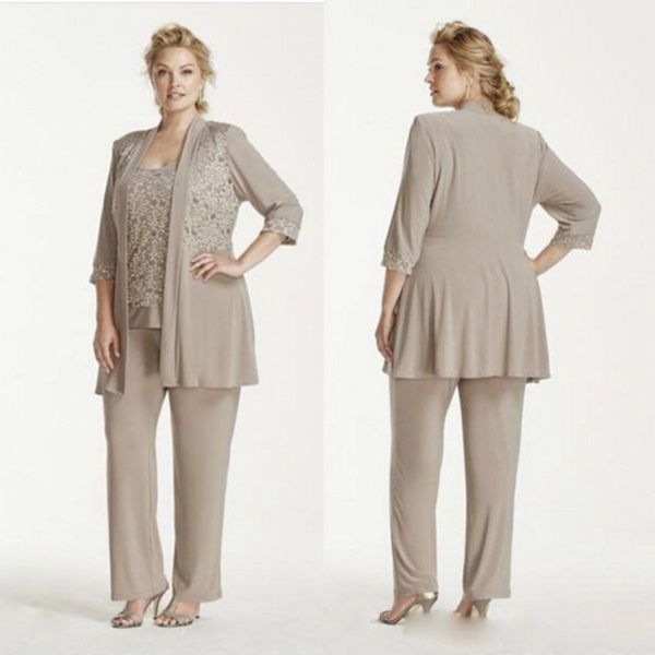2020 mother of bride/groom dress pant suits with wrap mocha tunic lace 3 pieces plus size wedding party guest dress formal gowns, Black;coppery
2020 mother of bride/groom dress pant suits with wrap mocha tunic lace 3 pieces plus size wedding party guest dress formal gowns, Black;coppery