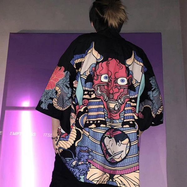 ethnic clothing kimono cardigan men japanese yukata casual outerwear printed streetwear male beach loose jacket sunscreen shirt, Red
ethnic clothing kimono cardigan men japanese yukata casual outerwear printed streetwear male beach loose jacket sunscreen shirt, Red