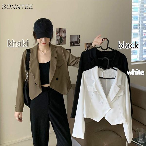 women's jackets basic women oversize khaki trendy design cropped korean style arrival daily spring solid tencel slim feminino coats, Black;brown
women's jackets basic women oversize khaki trendy design cropped korean style arrival daily spring solid tencel slim feminino coats, Black;brown