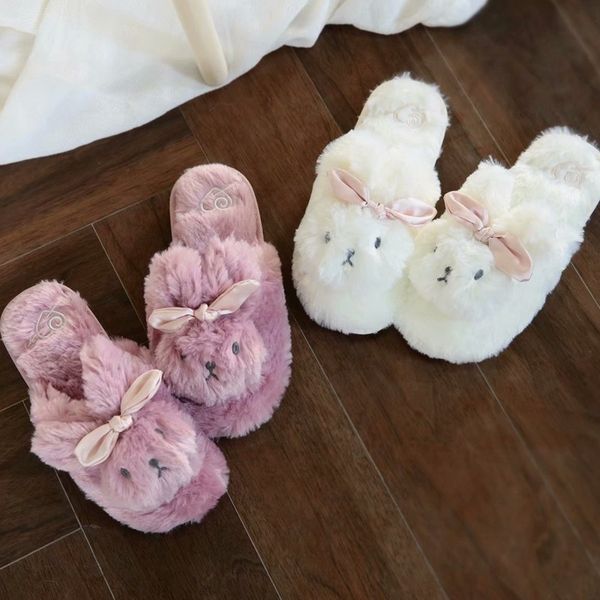 korean version of silky plush long ear bow in autumn and winter lovely rabbit cotton slippers women's indoor home shoes, Black
korean version of silky plush long ear bow in autumn and winter lovely rabbit cotton slippers women's indoor home shoes, Black