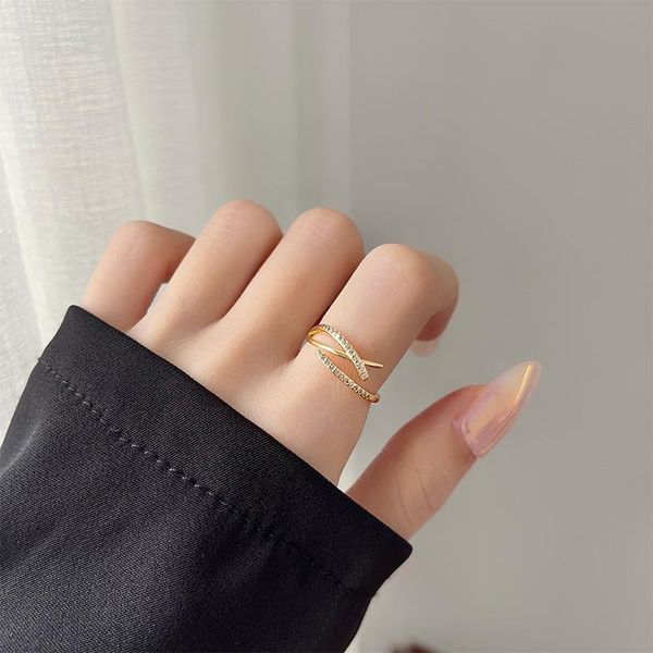 cluster rings double-layer cross luxury cubic zirconia gold color adjustable 925 sterling silver for women elegant dainty jewelry, Golden;silver
cluster rings double-layer cross luxury cubic zirconia gold color adjustable 925 sterling silver for women elegant dainty jewelry, Golden;silver