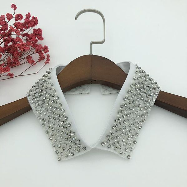 women fashion handmade beads fake collars girls sweater detachable female blouse neckwear shirt decor bow ties, Black;gray
women fashion handmade beads fake collars girls sweater detachable female blouse neckwear shirt decor bow ties, Black;gray