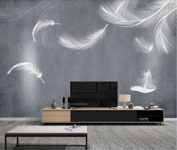 custom large wall painting / wallpaper hd feather nordic style background wallpapers
custom large wall painting / wallpaper hd feather nordic style background wallpapers