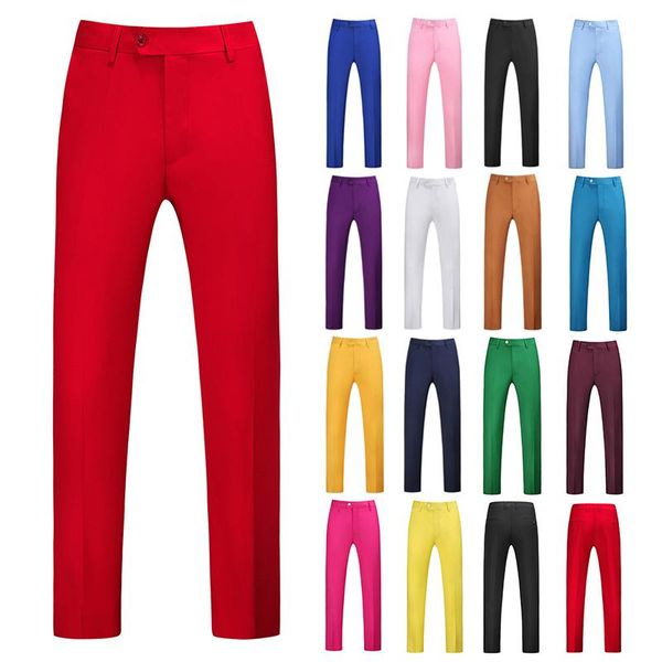 men's suits & blazers yasuguoji mens pure color business occupation slim fit dress office trousers formal suit pants casual for men, White;black
men's suits & blazers yasuguoji mens pure color business occupation slim fit dress office trousers formal suit pants casual for men, White;black