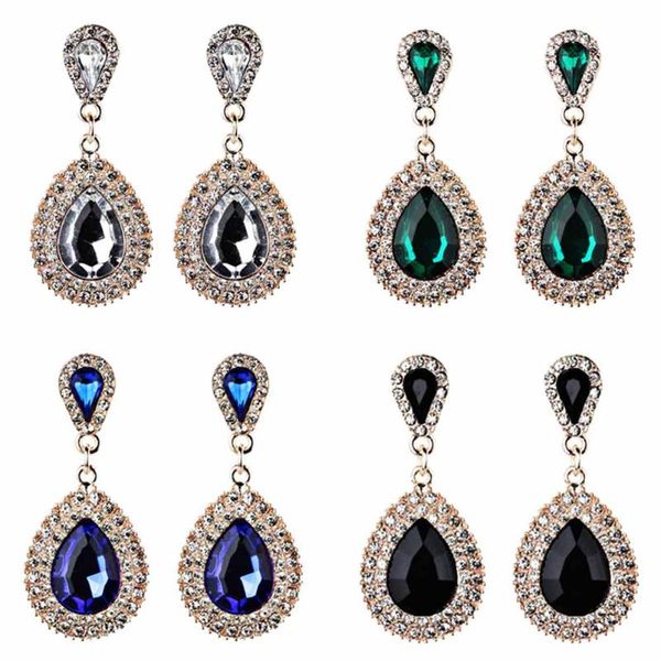 fashion elegant bridal jewelry rose gold color teardrop cubic zircon dangle earrings for women wedding party & chandelier, Silver
fashion elegant bridal jewelry rose gold color teardrop cubic zircon dangle earrings for women wedding party & chandelier, Silver