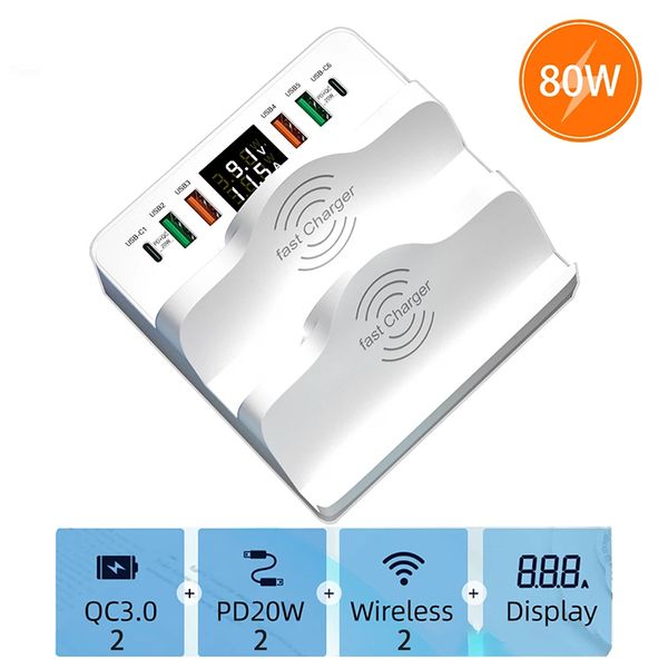 80w dual pd charger, 2 ports wireless charge stand, quick charging usb phone charger station for iphone 13 xiaomi
80w dual pd charger, 2 ports wireless charge stand, quick charging usb phone charger station for iphone 13 xiaomi