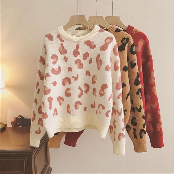 women's sweaters retro knitted sweater women round neck pullover long-sleeved autumn and winter loose color matching fashion bylg, White;black
women's sweaters retro knitted sweater women round neck pullover long-sleeved autumn and winter loose color matching fashion bylg, White;black