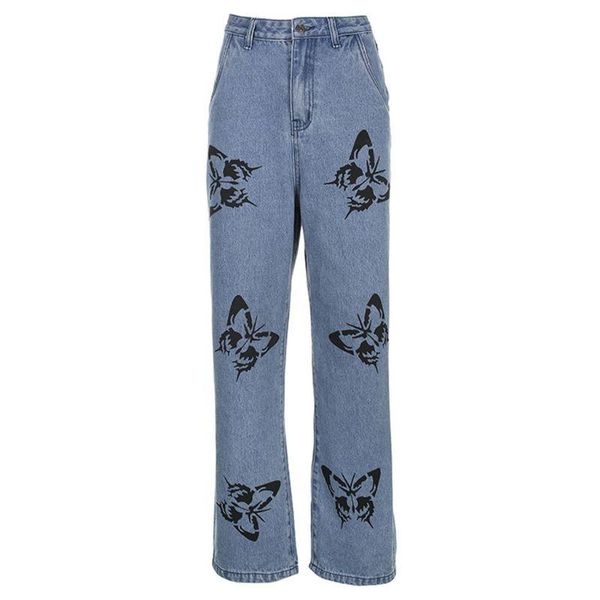 women's pants & capris women high waist baggy jeans harajuku butterfly print wide leg straight x7xe, Black;white
women's pants & capris women high waist baggy jeans harajuku butterfly print wide leg straight x7xe, Black;white