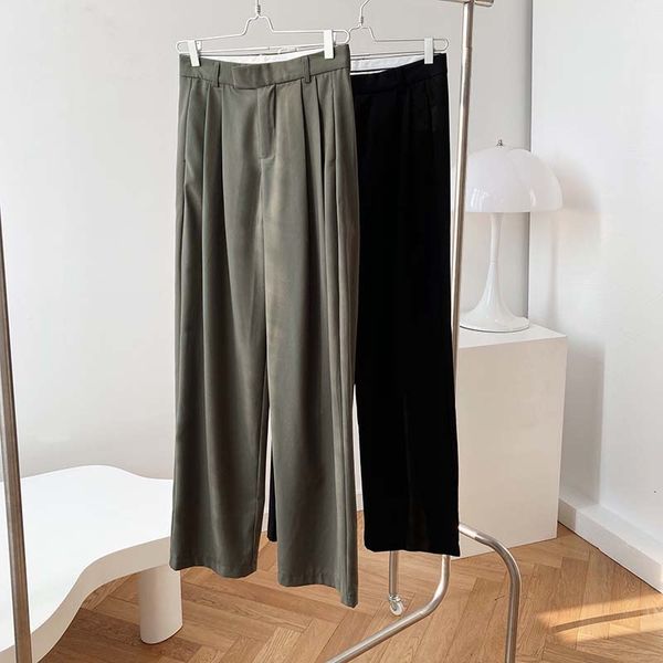 autumn fashion high waist smoke tube wide leg loose straight vertical sense mop suit pants for women zgm3, Black;white
autumn fashion high waist smoke tube wide leg loose straight vertical sense mop suit pants for women zgm3, Black;white
