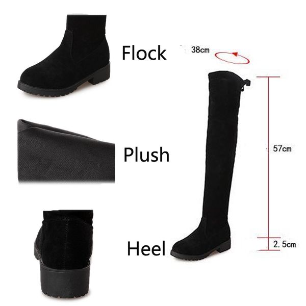 boots winter over-the-knee women's flat-bottomed warm plus velvet thin long trend 22t4, Black
boots winter over-the-knee women's flat-bottomed warm plus velvet thin long trend 22t4, Black