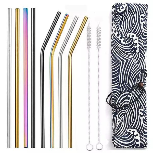 drinking straws reusable metal 304 stainless steel sturdy bent straight straw with cleaning brush and bag bar party accessory
drinking straws reusable metal 304 stainless steel sturdy bent straight straw with cleaning brush and bag bar party accessory