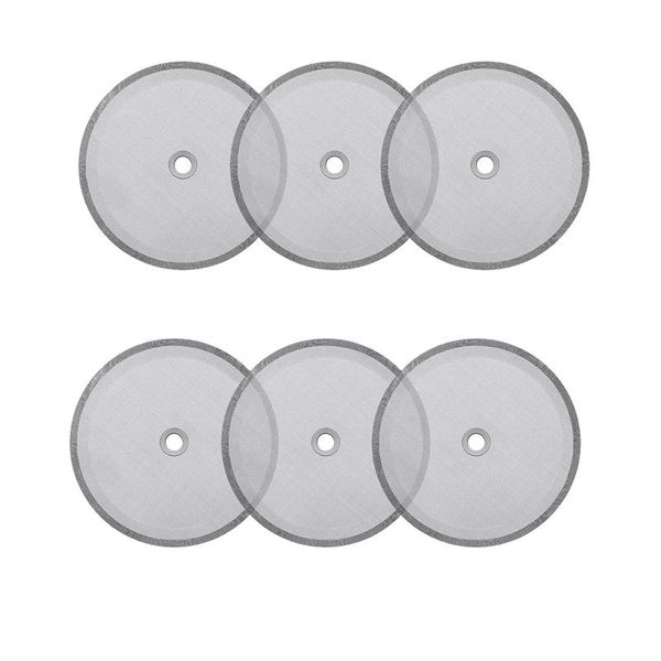 coffee filters 6pcs 4 in stainless steel replacement filter mesh,for 1000 ml,8 cup french press makers and tea machines
coffee filters 6pcs 4 in stainless steel replacement filter mesh,for 1000 ml,8 cup french press makers and tea machines