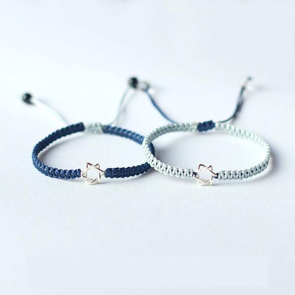 tennis lovers bracelet six star braided men and women simple hand rope string jewelry wholesale, Golden;silver
tennis lovers bracelet six star braided men and women simple hand rope string jewelry wholesale, Golden;silver