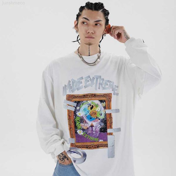 printing creative ins long sleeve street t-shirt men's hip hop trendy loose casual round neck pullover, White;black
printing creative ins long sleeve street t-shirt men's hip hop trendy loose casual round neck pullover, White;black