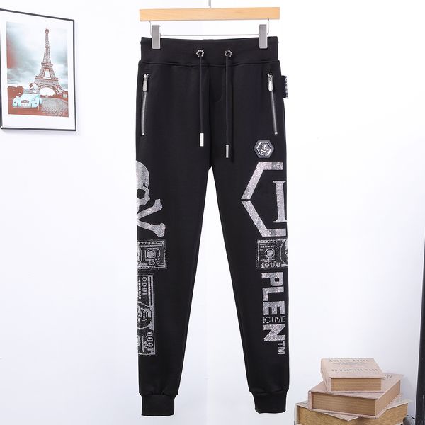 plein bear jogging trousers stones gothic mens womens pants sports luxury designers sweatpants drawstring joggers couple brand clothing 8419, Black
plein bear jogging trousers stones gothic mens womens pants sports luxury designers sweatpants drawstring joggers couple brand clothing 8419, Black