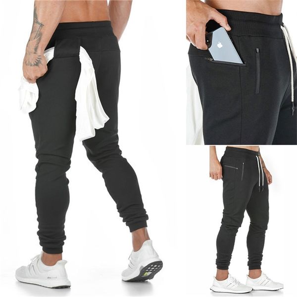 men's fitness training sports pants jogger sweatpants gyms bodybuilding pants casual slim trousers men streetwear 210603, Black
men's fitness training sports pants jogger sweatpants gyms bodybuilding pants casual slim trousers men streetwear 210603, Black