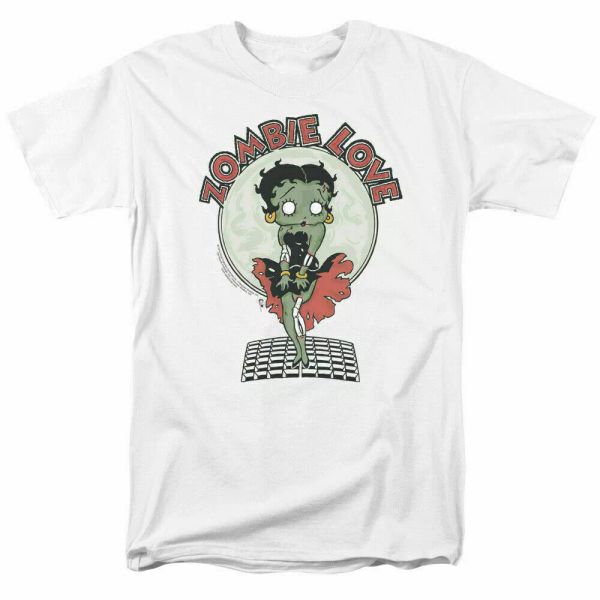 betty boop breezy zombie love t shirt mens licensed cartoon merchandise white, White;black
betty boop breezy zombie love t shirt mens licensed cartoon merchandise white, White;black