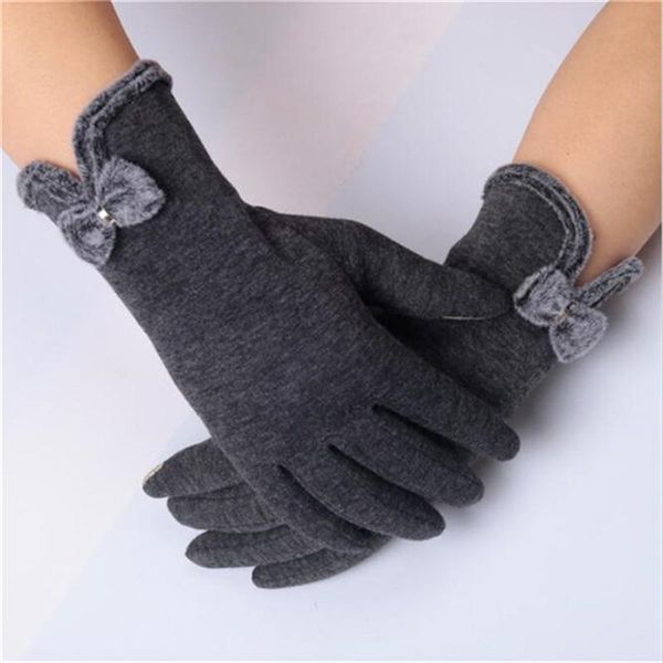 five fingers gloves winter female warm cotton blend cute mittens thick plush wrist women touch screen driving, Blue;gray
five fingers gloves winter female warm cotton blend cute mittens thick plush wrist women touch screen driving, Blue;gray
