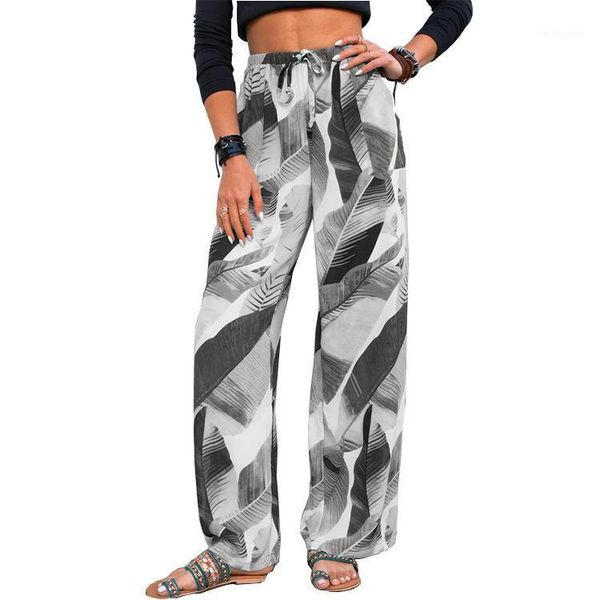 women's pants & capris 2021 summer women leaf print sashes long pant bohemian holiday style thin loose wide-leg fashion casual beach tr, Black;white
women's pants & capris 2021 summer women leaf print sashes long pant bohemian holiday style thin loose wide-leg fashion casual beach tr, Black;white