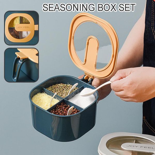 storage bottles & jars convenience seasoning box spice four compartment condiments kitchen accessories pots tool for
storage bottles & jars convenience seasoning box spice four compartment condiments kitchen accessories pots tool for