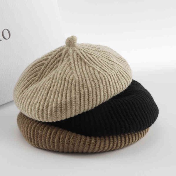 beret women's fashion solid color wool knitted hat autumn and winter british pumpkin accessories black friday, Blue;gray
beret women's fashion solid color wool knitted hat autumn and winter british pumpkin accessories black friday, Blue;gray