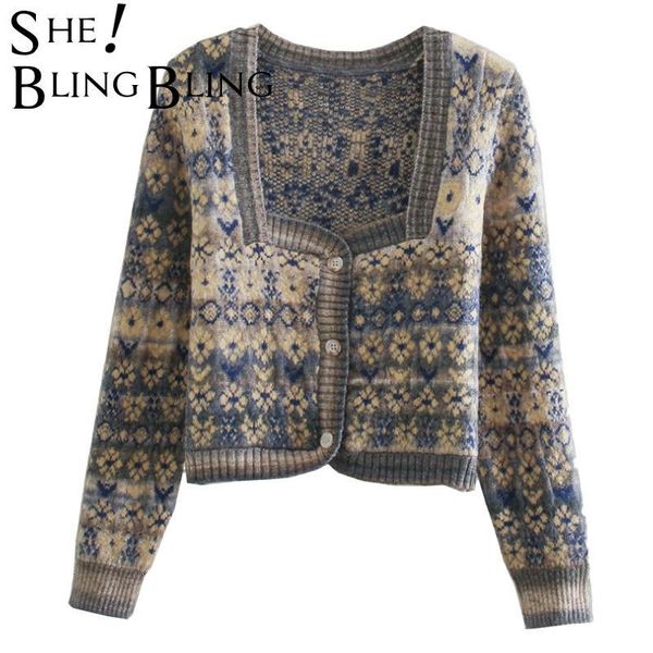 women autumn jacquard knitted sweater cardigan long sleeve casual loose knit single breasted short coat 210523, White
women autumn jacquard knitted sweater cardigan long sleeve casual loose knit single breasted short coat 210523, White