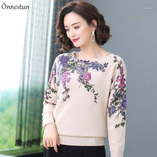 women's sweaters print sweater women casual autumn winter long sleeve pullover knitted pull femme, White;black
women's sweaters print sweater women casual autumn winter long sleeve pullover knitted pull femme, White;black