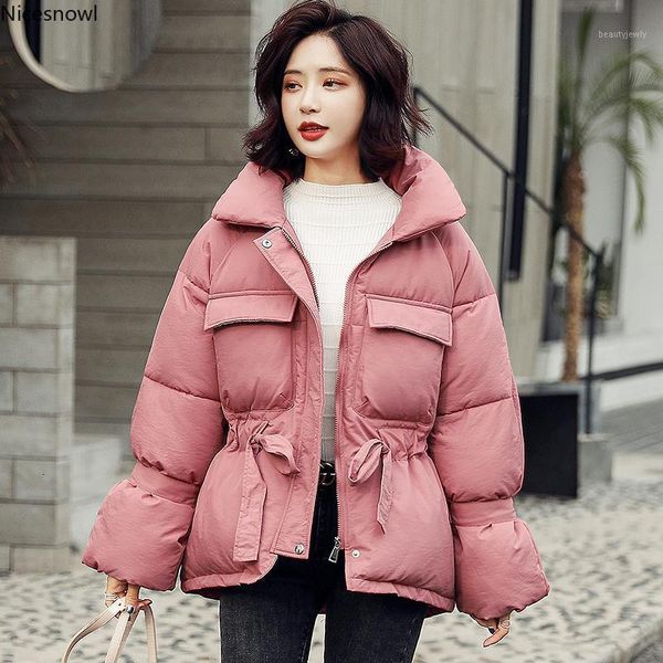 women's down & parkas 2021 short bread service korean version slim waist belt with all-in-one fashion cotton clothes thick winter coat, Black
women's down & parkas 2021 short bread service korean version slim waist belt with all-in-one fashion cotton clothes thick winter coat, Black