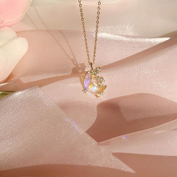 pendant necklaces moon chain necklace korea creative stone for women fashion jewelry gifts, Silver
pendant necklaces moon chain necklace korea creative stone for women fashion jewelry gifts, Silver