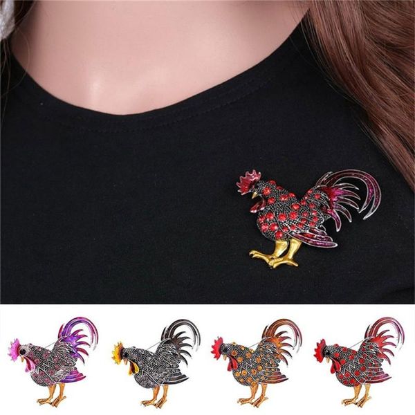 pins, brooches trendy big rooster brooch jewelry fashion multicolor crystal rhinestone female animal pins for women sell charm, Gray
pins, brooches trendy big rooster brooch jewelry fashion multicolor crystal rhinestone female animal pins for women sell charm, Gray