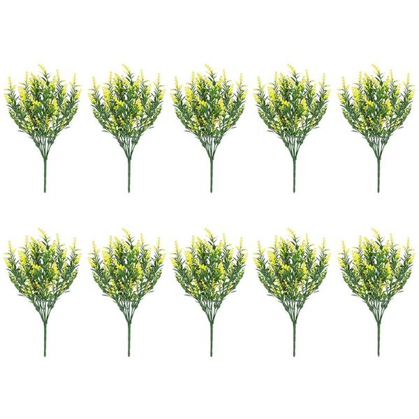 decorative flowers & wreaths 10 bundles artificial lavender outdoor fake plants faux plastic uv resistant for home garden yellow
decorative flowers & wreaths 10 bundles artificial lavender outdoor fake plants faux plastic uv resistant for home garden yellow