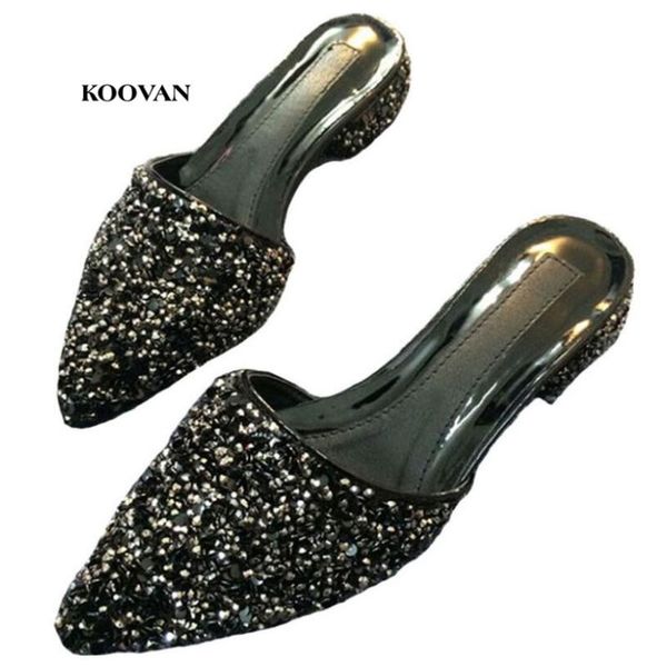 slippers koovan women slipper 2021 summer sandals female rough point tip bottom the cool drag shoes rhinestone flats, Black
slippers koovan women slipper 2021 summer sandals female rough point tip bottom the cool drag shoes rhinestone flats, Black