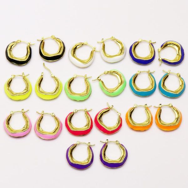 stud 5 pair round hoop earrings golden metal enamel women jewelry gift for 51250, Golden;silver
stud 5 pair round hoop earrings golden metal enamel women jewelry gift for 51250, Golden;silver
