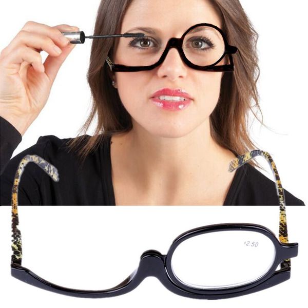 sunglasses durable reading 180 degree rotating makeup glasses monocular fashion women with one flip up lenses, White;black
sunglasses durable reading 180 degree rotating makeup glasses monocular fashion women with one flip up lenses, White;black