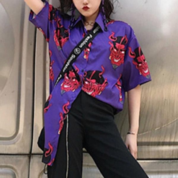 women's blouses & shirts shirt blusas female ulzzang long sleeve women blouse loose gothic devil print korean womens blusa, White
women's blouses & shirts shirt blusas female ulzzang long sleeve women blouse loose gothic devil print korean womens blusa, White