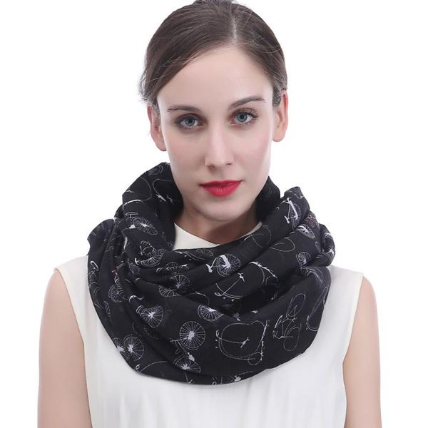 scarves vintage bicycle bike print infinity scarf women's accessories gift for her, Blue;gray
scarves vintage bicycle bike print infinity scarf women's accessories gift for her, Blue;gray