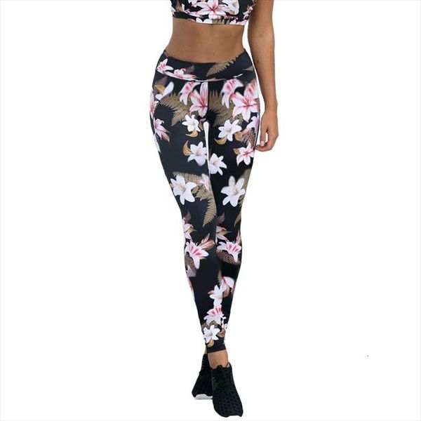 girls floral leaves print women leggings high waist fitness stretch pants trousers, Black
girls floral leaves print women leggings high waist fitness stretch pants trousers, Black