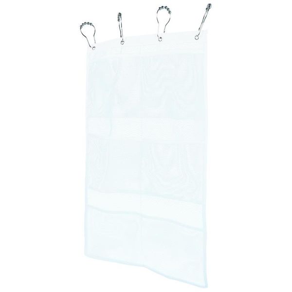 storage bags 1pc hanging mesh bath shower caddy organizer bag with 6 pockets (white)
storage bags 1pc hanging mesh bath shower caddy organizer bag with 6 pockets (white)