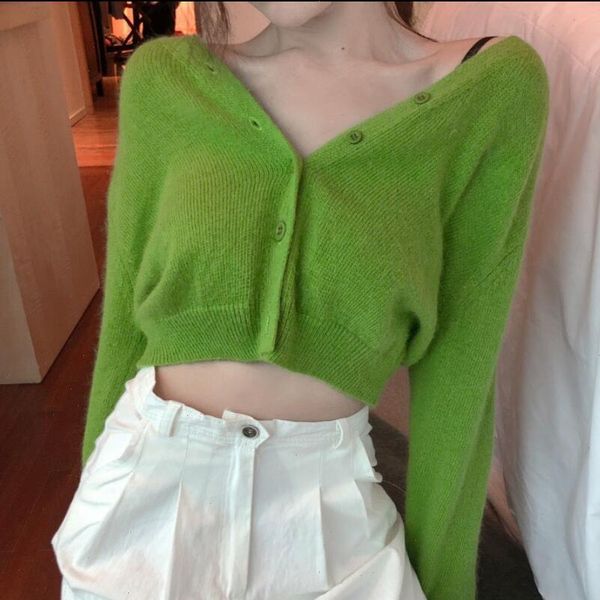spring womens sweater autumn knitted cropped cardigan solid color women clothes female short cardigans v neck long sleeve coats, White;black
spring womens sweater autumn knitted cropped cardigan solid color women clothes female short cardigans v neck long sleeve coats, White;black