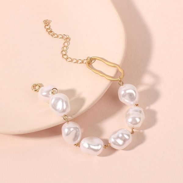 baroque bracelet female ins style special-interest design court cold shaped bead bracelets gift bangles for women charm, Golden;silver
baroque bracelet female ins style special-interest design court cold shaped bead bracelets gift bangles for women charm, Golden;silver