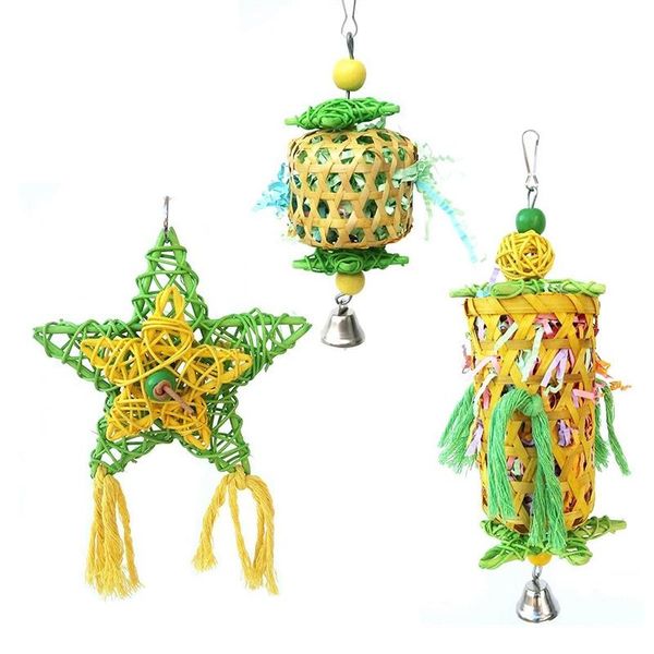 other bird supplies 3pcs shredder toys parrot chewing toy bamboo shredding hanging foraging
other bird supplies 3pcs shredder toys parrot chewing toy bamboo shredding hanging foraging