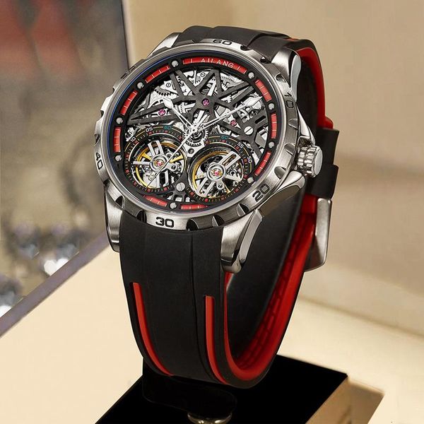 brand mechanical watches luxury sapphire glass automatic watch double tourbillon waterproof wristwatch men wristwatches, Slivery;brown
brand mechanical watches luxury sapphire glass automatic watch double tourbillon waterproof wristwatch men wristwatches, Slivery;brown